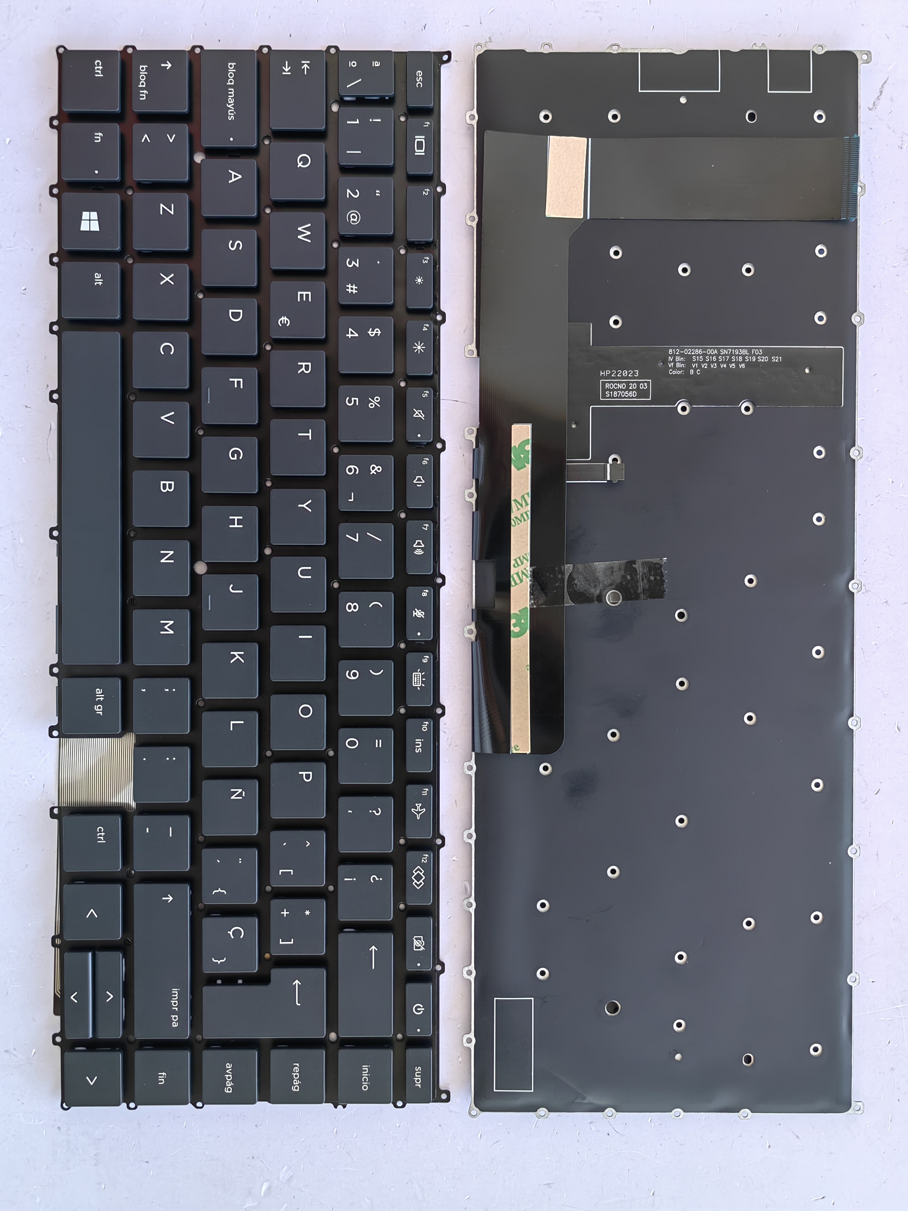 Picture of New Replacement Laptop Keyboard For HP 1040G7/1040G8 BLACK Backlit (OEM) SP Layout